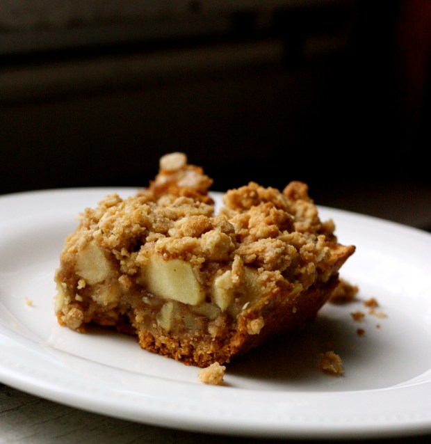 Vegan Peanut Butter Apple Bars