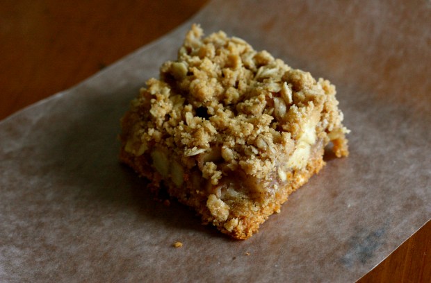 Vegan Peanut Butter Apple Bars