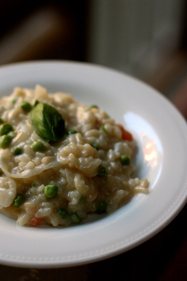 Vegetable Goat Cheese Risotto