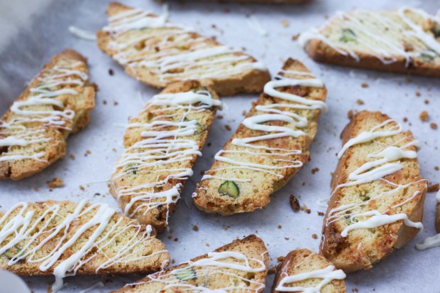 Orange Pistachio Biscotti
