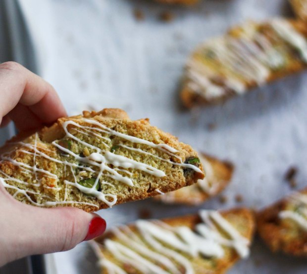 Orange-Pistachio Biscotti