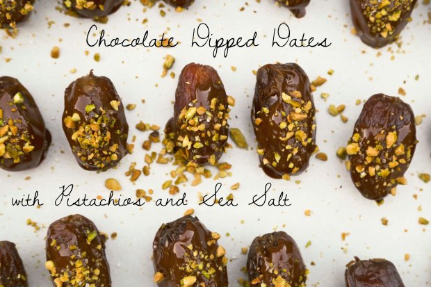 chocolate dipped dates text
