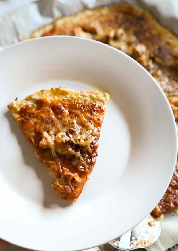 BBQ Chicken Cauliflower Pizza1